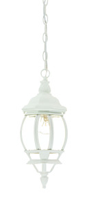 White Glass Globe Hanging Light - 808230006218
