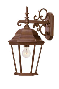 Brown Domed Hanging Lantern Wall Light - 808230012110
