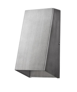 Brushed Silver Geometric Wall Sconce - 808230010932