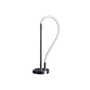 21” Modern Silver LED Elastic Tube Desk Lamp - 606114544777