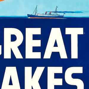 16" X 24" Great Lakes 1937 Vintage Travel Poster Wall Art - 808230044371