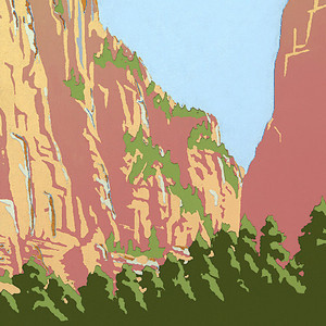 24" x 32" Zion National Park c1938 Vintage Travel Poster Wall Art - 808230045286 24" x 32" Zion National Park c1938 Vintage Travel Poster Wall Art - 808230045286