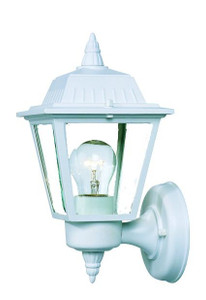 White Cast Aluminum Outdoor Wall Light - 808230011823 White Cast Aluminum Outdoor Wall Light - 808230011823