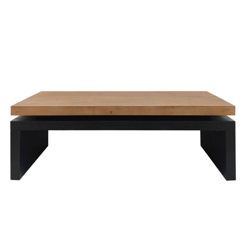 Wood Floating Frame Coffee Table