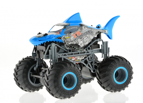 1:16 big wheel toy truck with Shark body 2.4 GHz