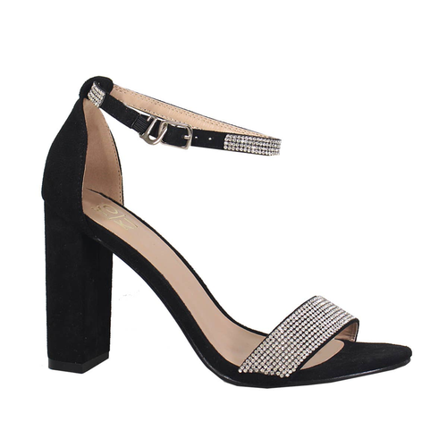 Yoki Womens Carrason-18 High Heel W/rhinestone Sandals