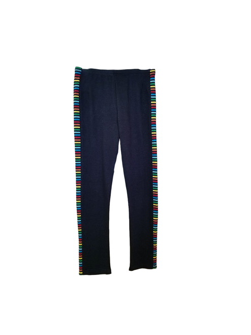 Leggings With Rainbow Stripe Side Trim
