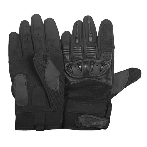 Clawed Hard Knuckle Shooter's Gloves - Black