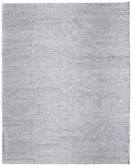 3' X 5' Silver Handmade Indoor Outdoor Area Rug