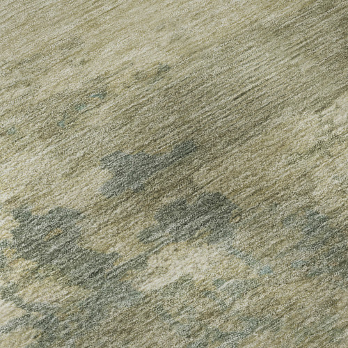 8' X 10' Pale Aqua And Beige Abstract Washable Area Rug With UV Protection