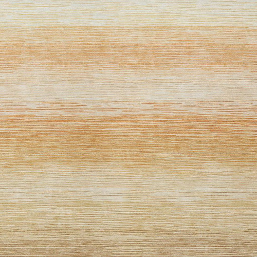 10' X 14' Copper And Orange Striped Washable Indoor Outdoor Area Rug