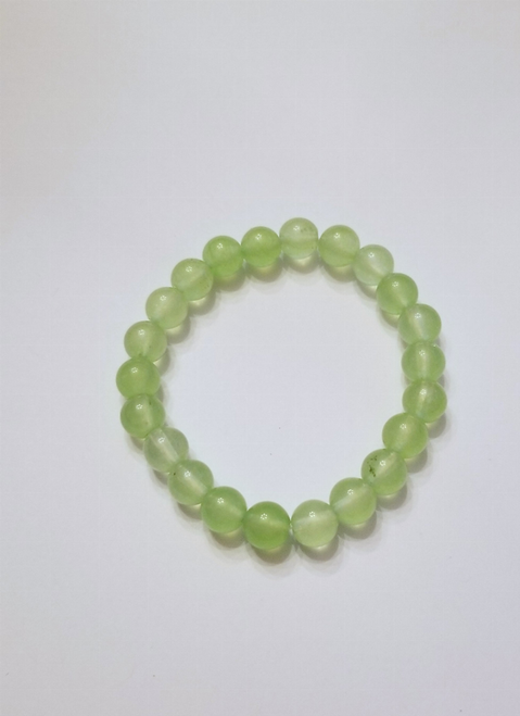 Natural Jade Stretch Bracelet