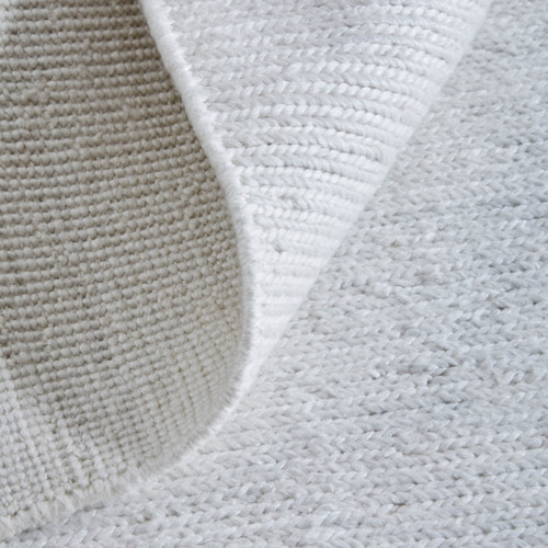 9' X 13' White Handmade Indoor Outdoor Area Rug