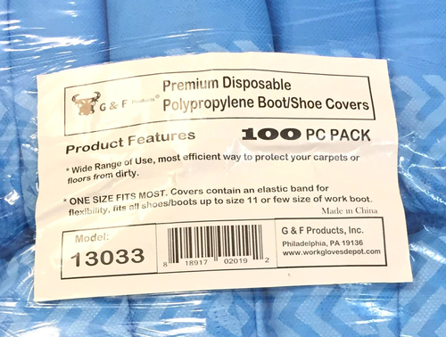 Disposable Boot & Shoe Covers
