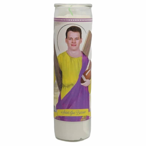 Joe Burrow Devotional Prayer Saint Candle