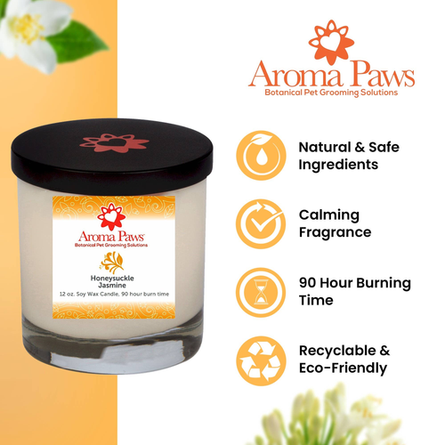 12 Oz Candle Honeysuckle Jasmine