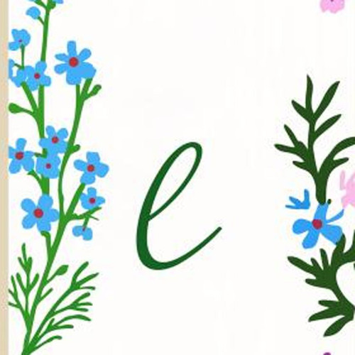 59" Green And White Solid Wood Floral Bouquet Hello Porch Sign
