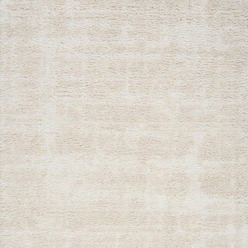 5' X 7' Beige Abstract Shag Distressed Area Rug