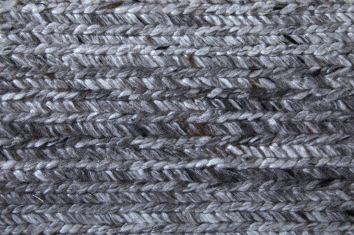 5' X 8' Gray And Ivory Handmade Indoor Outdoor Area Rug