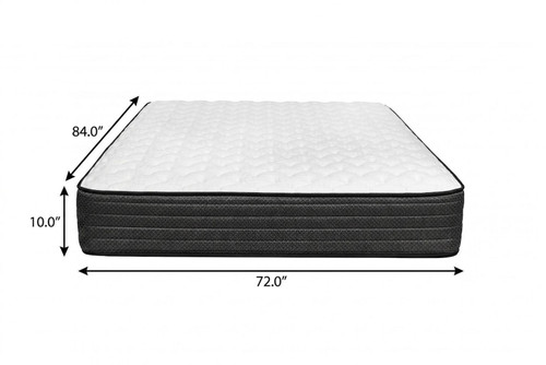 10" California King Foam Medium Hybrid Mattress