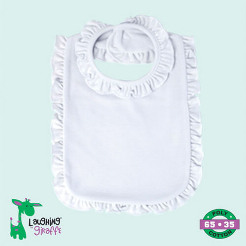 The Laughing Giraffe Baby Ruffles Bib