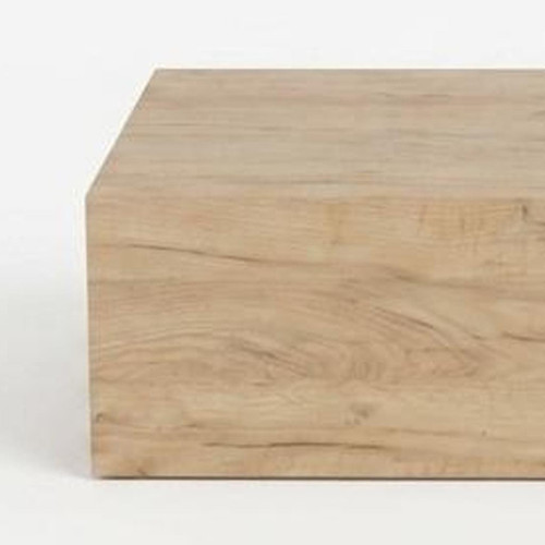 Set of Two 16" Natural And Oak Wood One Drawer Floating Nightstand