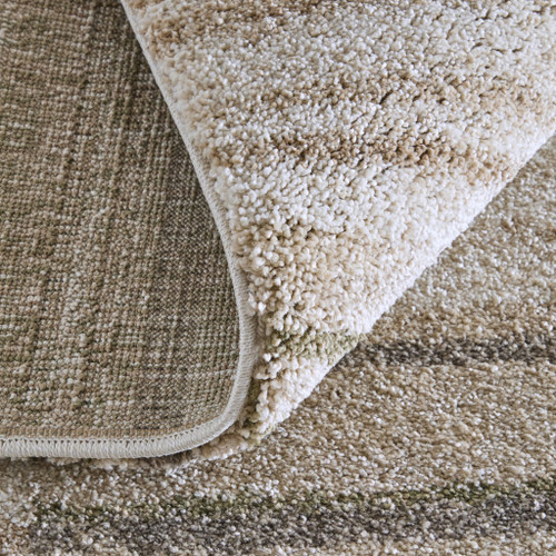 10' X 13' Blue And Ivory Geometric Area Rug