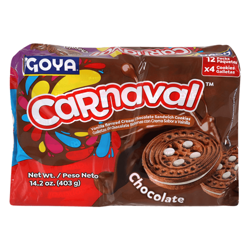 GOYA CARNAVAL CHOCOLATE COOKIES 