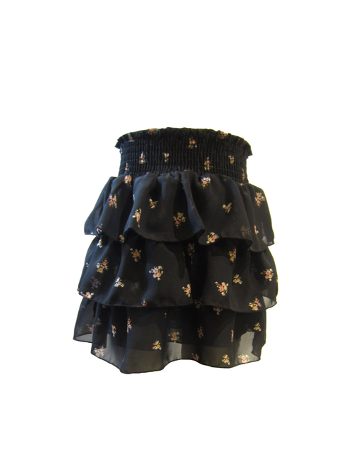 Midnight Flowers Skirt