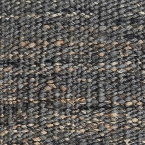 8' X 10' Gray And Brown Jute Hand Woven Area Rug