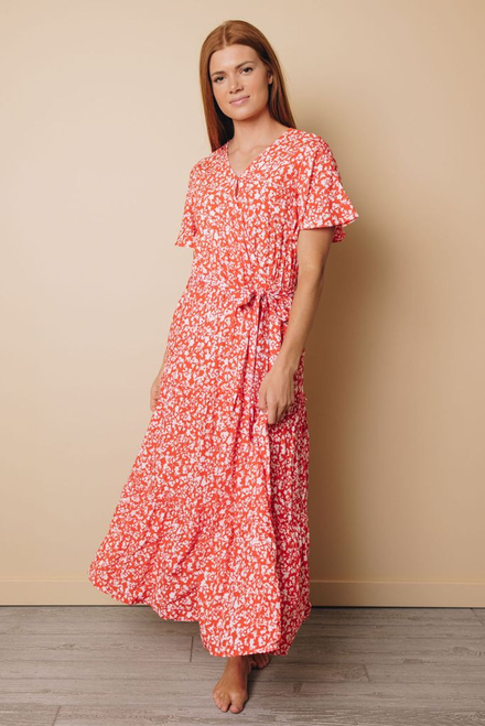 World of Color Floral Midi Dress