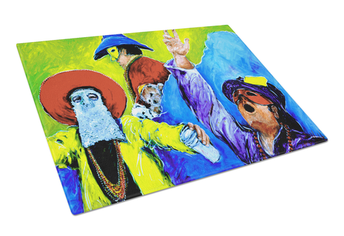 Festive Glass Cutting Board Large
