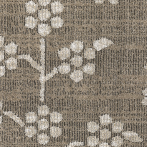 7' X 10' Gray And Light Gray Oriental Area Rug