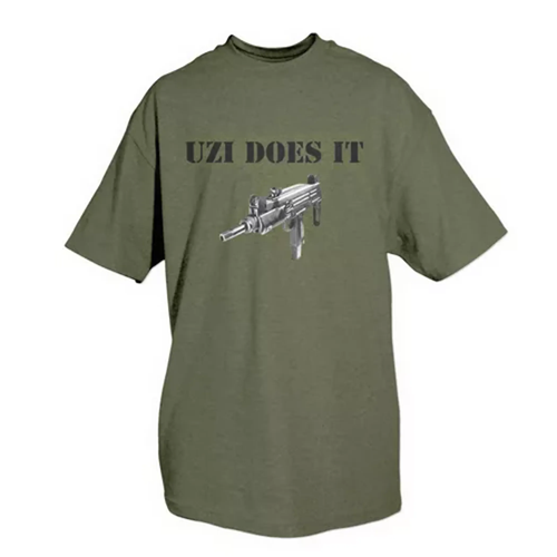 Uzi Does It T-Shirt Olive Drab