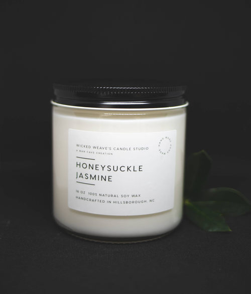 Honeysuckle Jasmine Soy Wax Candle (3 Size Options)