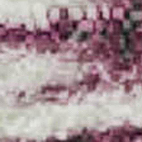 8' X 10' Blush And Ivory Striped Washable Area Rug With UV Protection