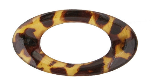 Domed Oval Open Tokyo Barrette