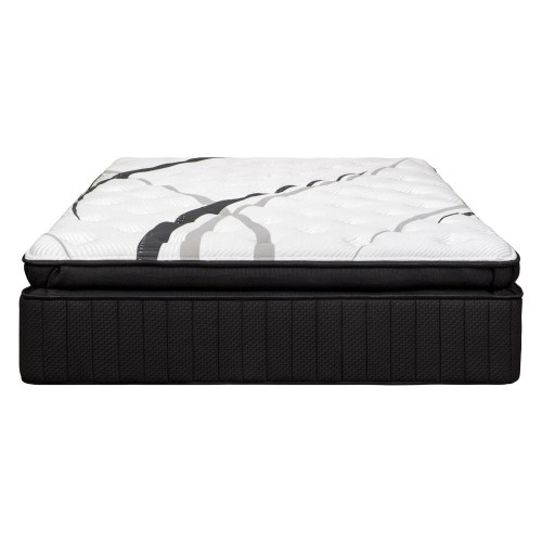 16" Graphite And Titanium Infused Short King 72 x 75 Gel Memory Foam Ultra plush Hybrid Mattress