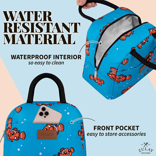 Insulated Lunch Box With Soft Padded Handles