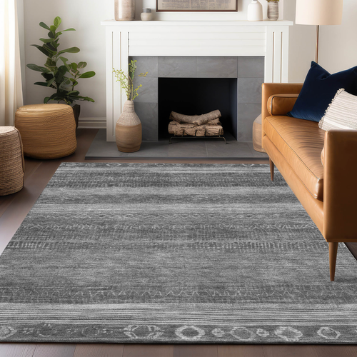 Aztec Washable Indoor Outdoor Area Rug