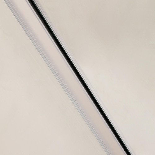 72" X 60" Aluminum and Tempered Glass Shower Door