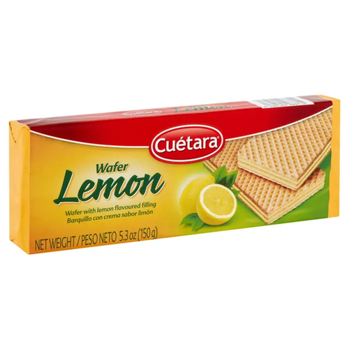 CUETARA LEMON FLAVOR WAFERS 