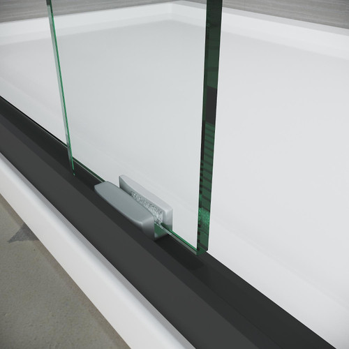72" X 48" Tempered Glass Shower Door