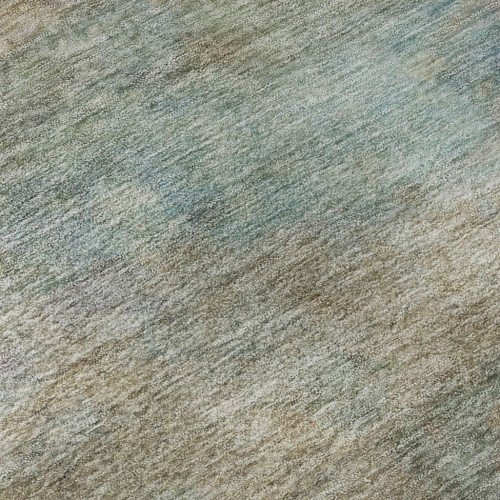 9' X 12' Wheat And Beige Abstract Washable Area Rug With UV Protection
