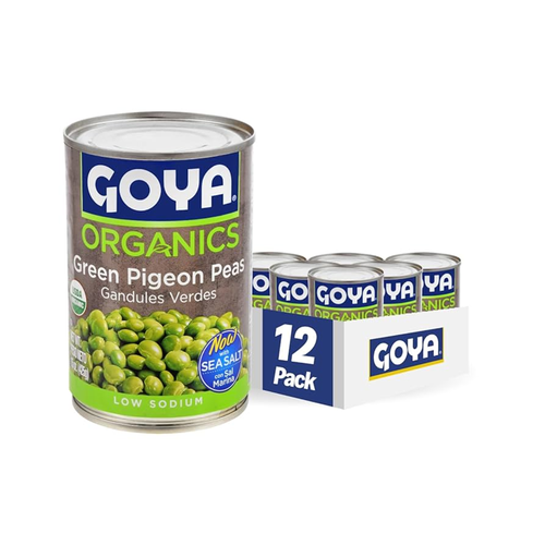 GOYA ORGANIC GREEN PIGEON PEAS 