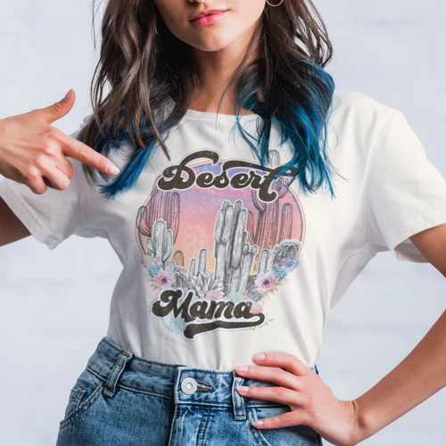Women's Retro Desert Mama T-Shirt 
