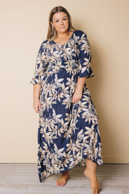 Plus Size - Andrews Floral Maxi