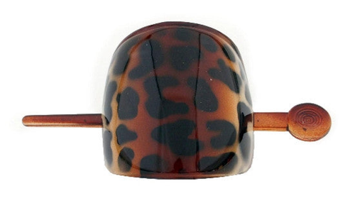 Chignon Cap Leopard Design