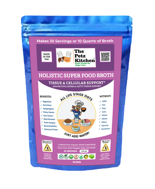 Super Food Broth Tissue & Cellular Support For Dogs* The Petz Kitchen Lipoma & Tissue Support*