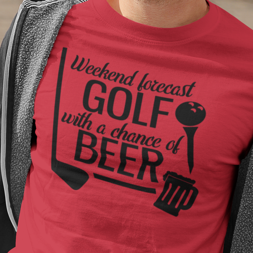 Men's Weekend Golf Forcast T-Shirt